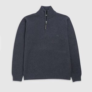 Rodd & Gunn Men's Merrick Bay 1/4 Zip Sweater in Color Ink